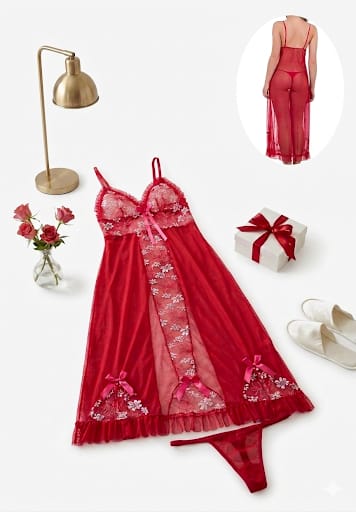 Sexy Lingerie Women's Underwear Sleepwear Lace Dress G-string Nightwear Underwear